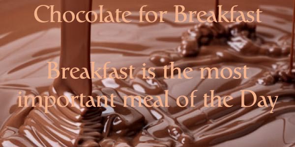 Could Chocolate For Breakfast Make You Thin? Woo Hoo :)